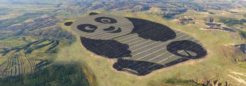 China's 248-Acre Giant Panda Solar Farm